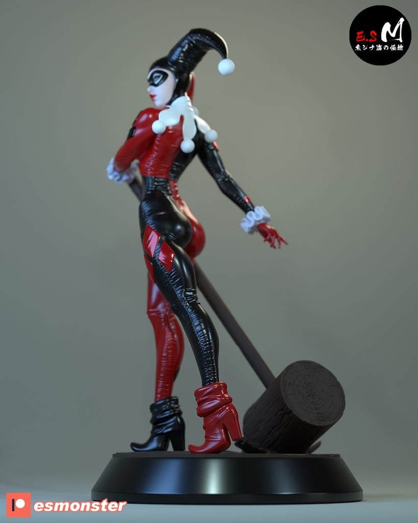 P站图纸印象馆 ESMonster DC漫画 蝙蝠侠 小丑女 哈莉·奎茵 ESMonster DC漫画 蝙蝠侠 小丑女 哈莉·奎茵