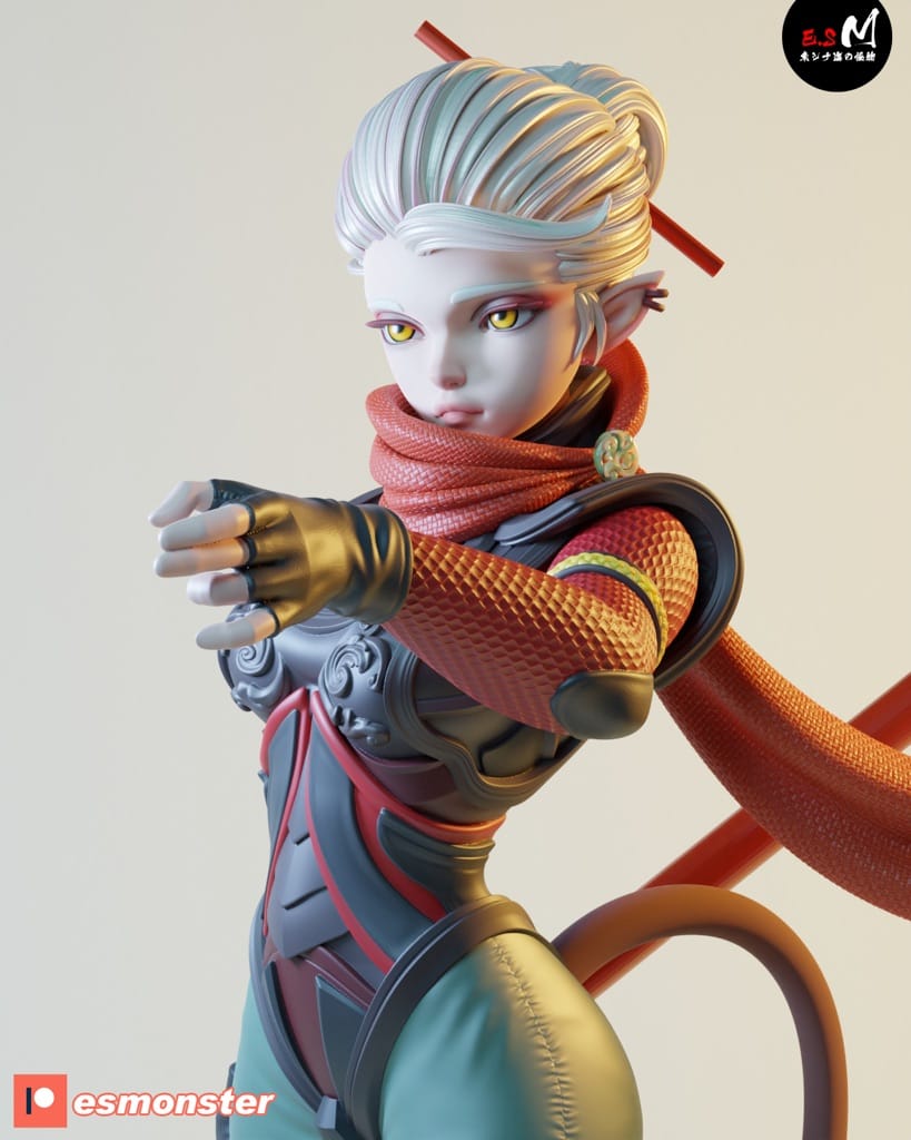 P站图纸印象馆 ESMonster 西游记 孙悟空 ESMonster 西游记 孙悟空