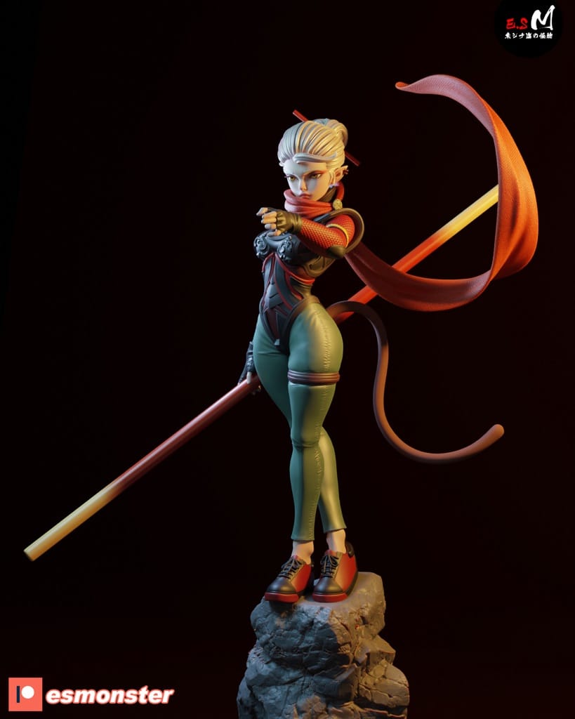 P站图纸印象馆 ESMonster 西游记 孙悟空 ESMonster 西游记 孙悟空