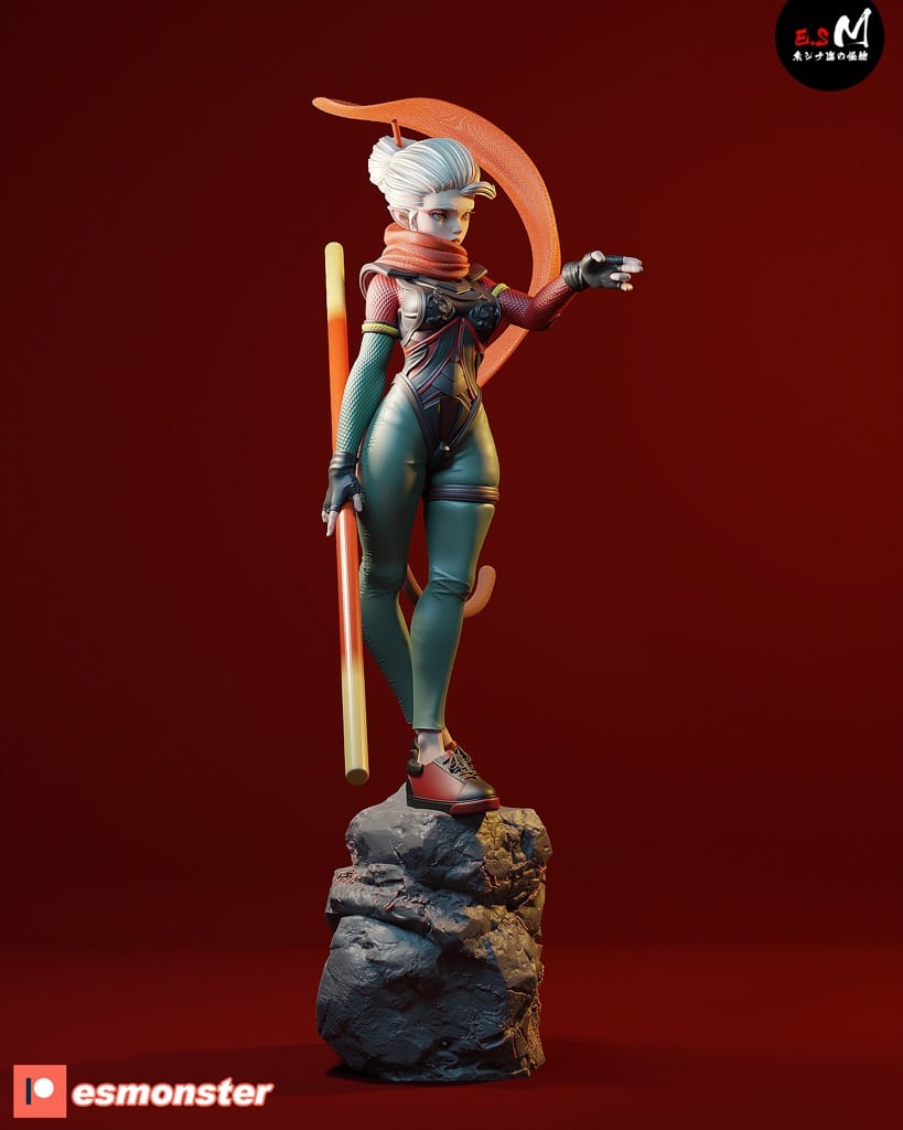 P站图纸印象馆 ESMonster 西游记 孙悟空 ESMonster 西游记 孙悟空