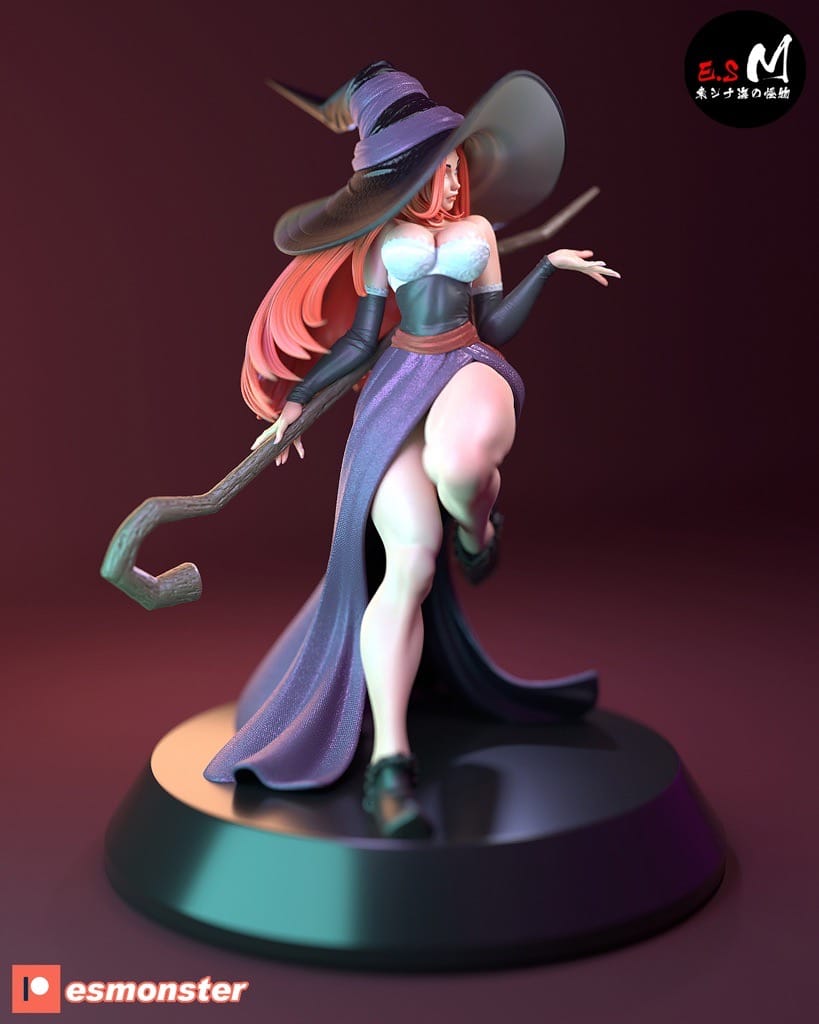 P站图纸印象馆 ESMonster 龙之皇冠 魔女 ESMonster 龙之皇冠 魔女