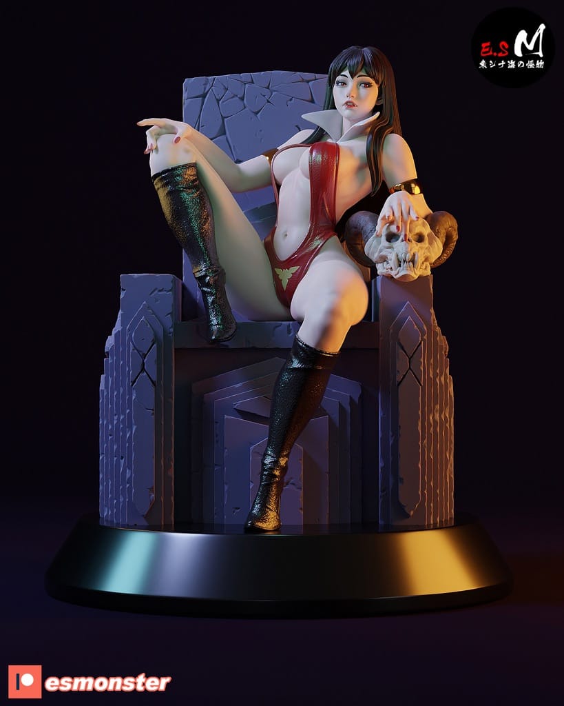 P站图纸印象馆 ESMonster 吸血鬼 梵蓓娜 ESMonster 吸血鬼 梵蓓娜