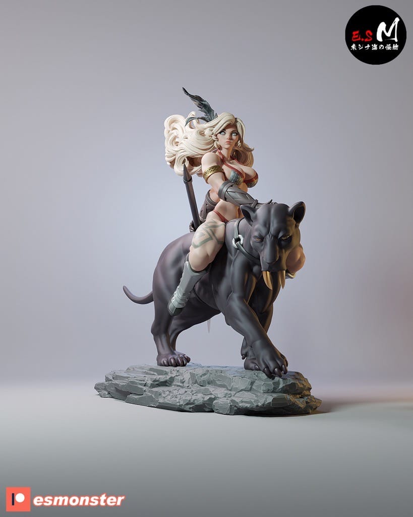 P站图纸印象馆 ESMonster 亚马逊女战士 ESMonster 亚马逊女战士