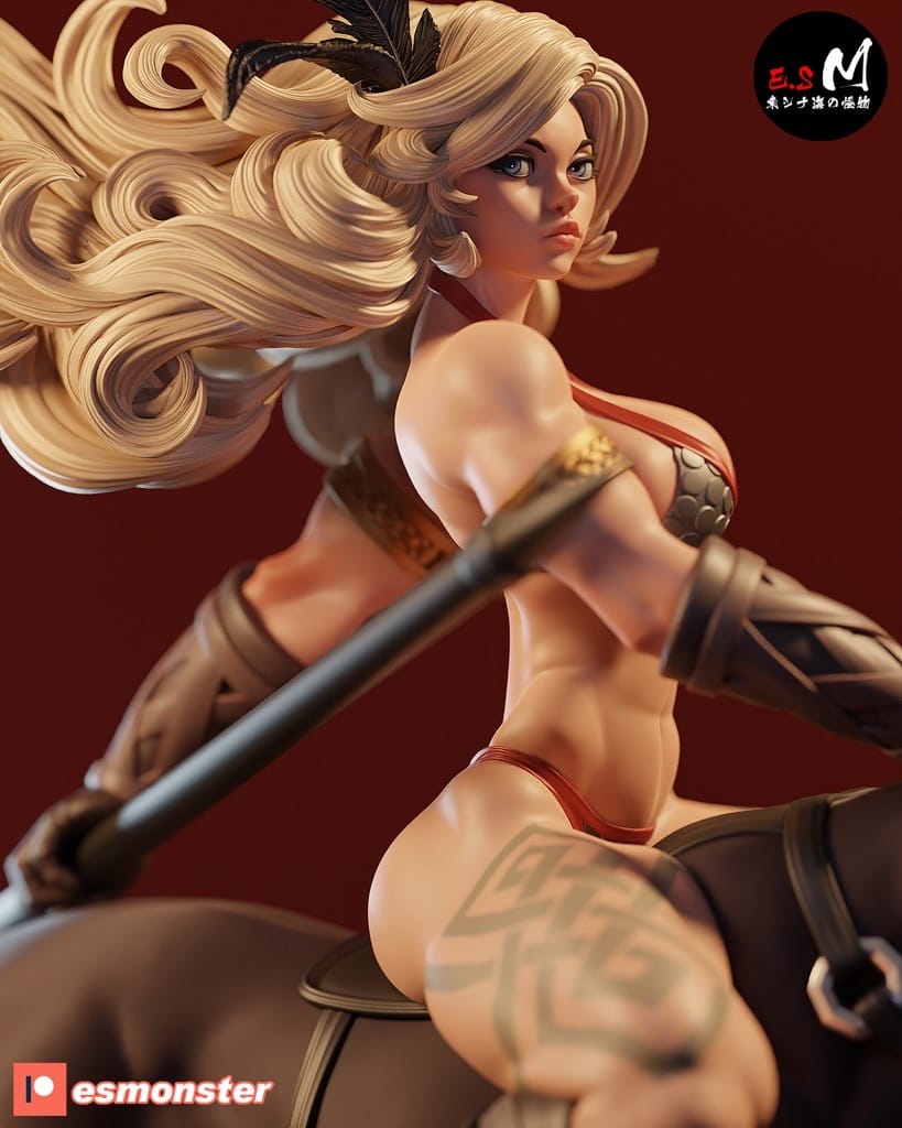 P站图纸印象馆 ESMonster 亚马逊女战士 ESMonster 亚马逊女战士