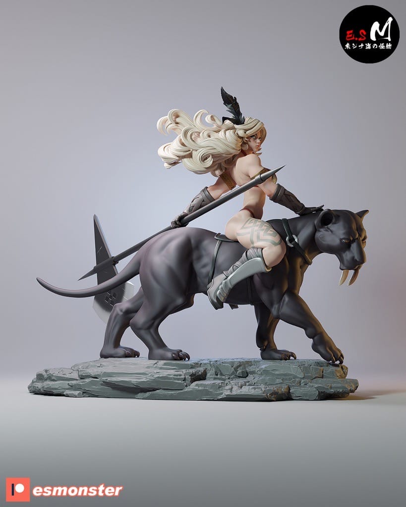 P站图纸印象馆 ESMonster 亚马逊女战士 ESMonster 亚马逊女战士