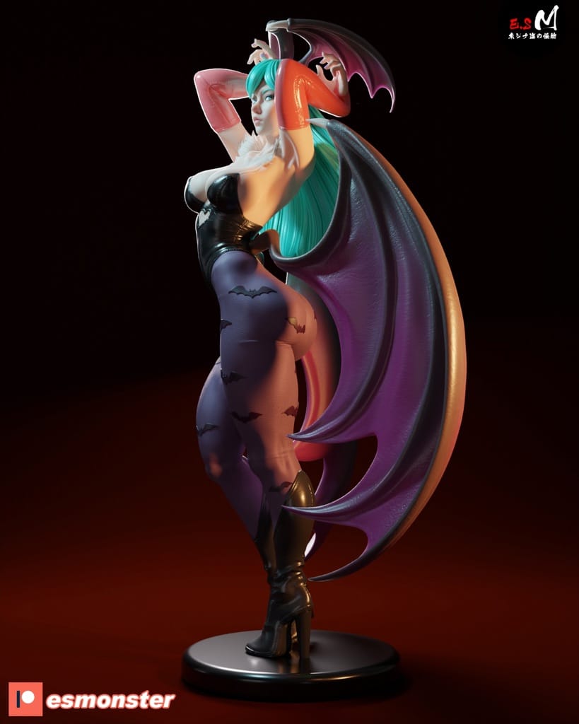 P站图纸印象馆 ESMonster 恶魔战士 吸血鬼 莫莉卡 ESMonster 恶魔战士 吸血鬼 莫莉卡