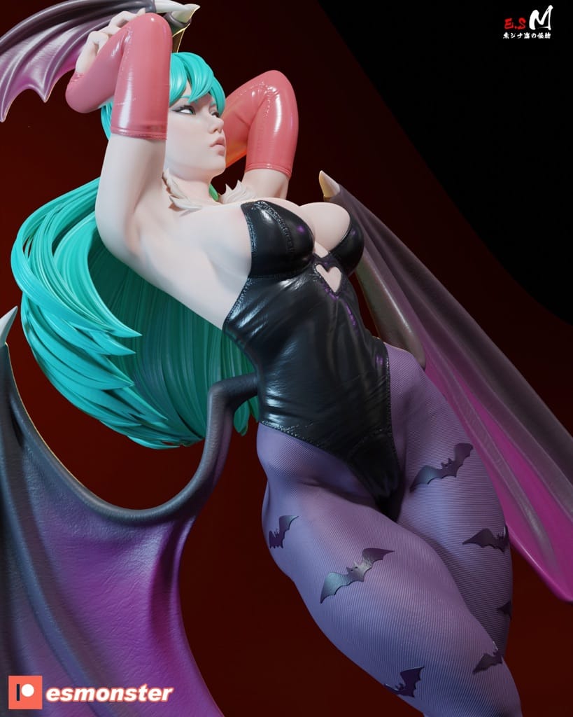 P站图纸印象馆 ESMonster 恶魔战士 吸血鬼 莫莉卡 ESMonster 恶魔战士 吸血鬼 莫莉卡