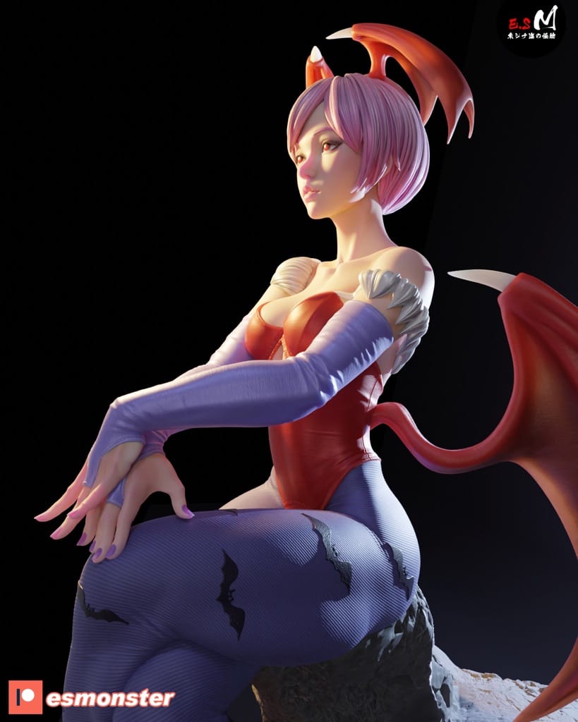 P站图纸印象馆 ESMonster 恶魔战士 女妖莫莉卡 ESMonster 恶魔战士 女妖莫莉卡