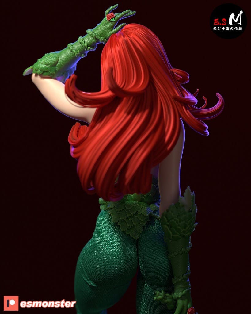 P站图纸印象馆 ESMonster DC漫画 蝙蝠侠 毒藤女 ESMonster DC漫画 蝙蝠侠 毒藤女