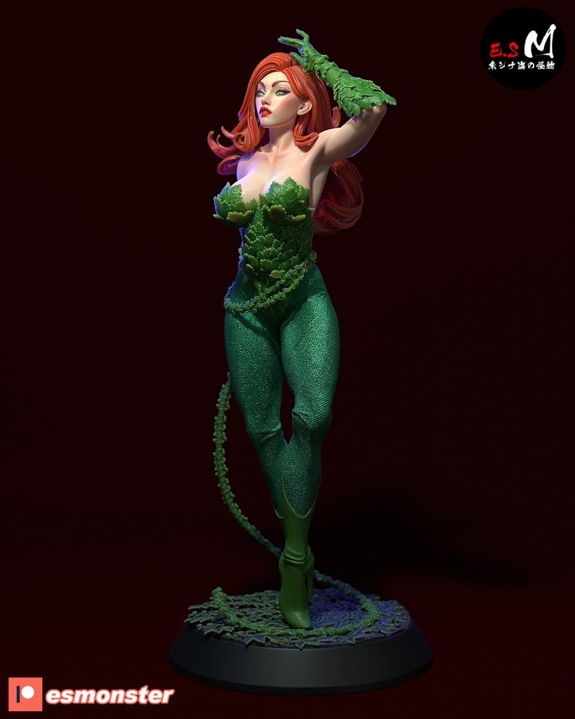 P站图纸印象馆 ESMonster DC漫画 蝙蝠侠 毒藤女 ESMonster DC漫画 蝙蝠侠 毒藤女