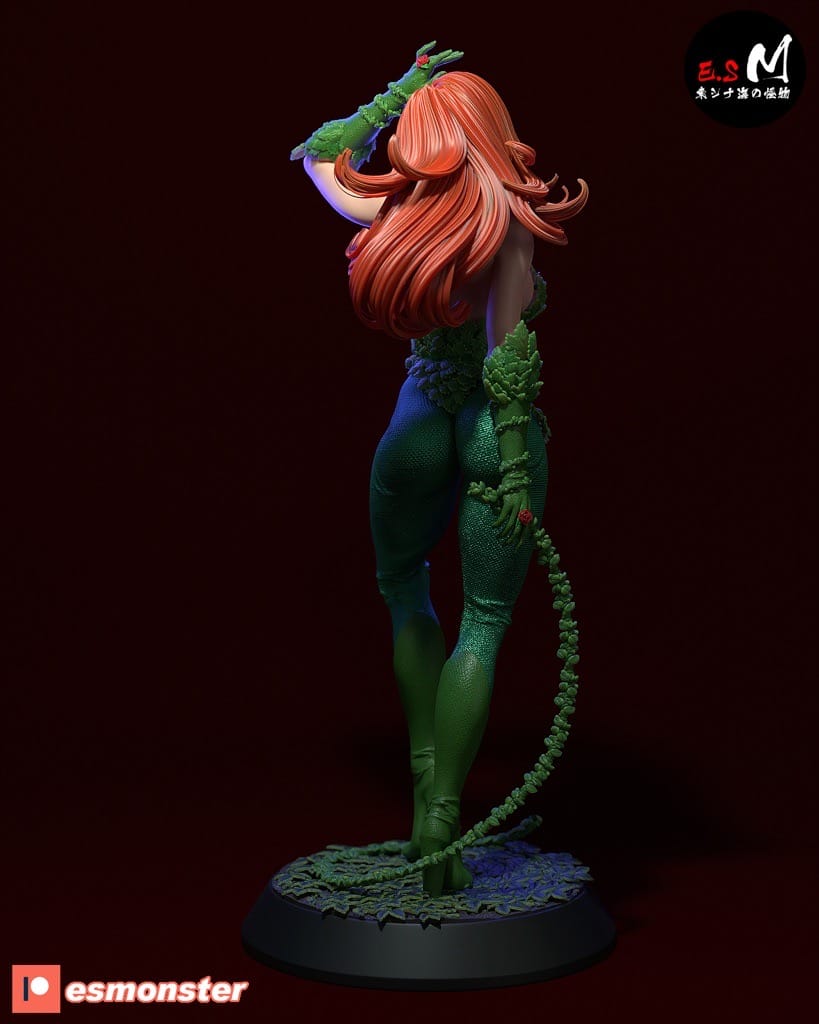 P站图纸印象馆 ESMonster DC漫画 蝙蝠侠 毒藤女 ESMonster DC漫画 蝙蝠侠 毒藤女