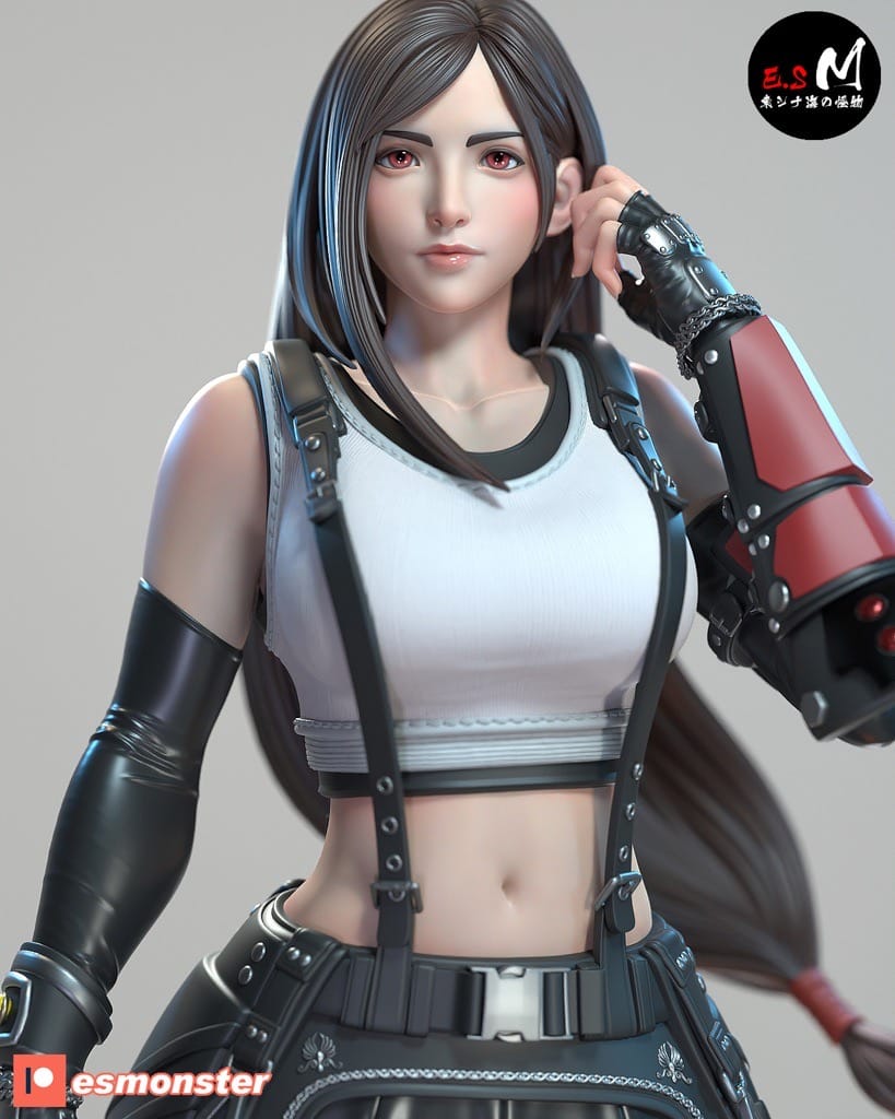 P站图纸印象馆 ESMonster 最终幻想 蒂法 ESMonster 最终幻想 蒂法