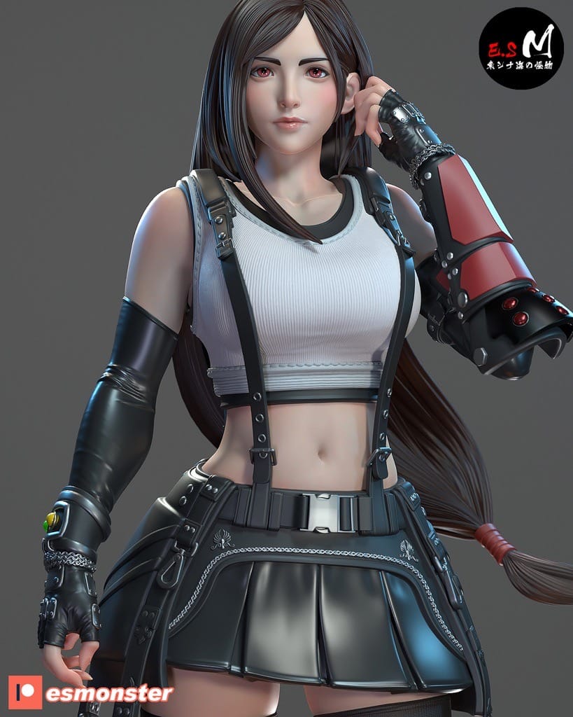 P站图纸印象馆 ESMonster 最终幻想 蒂法 ESMonster 最终幻想 蒂法