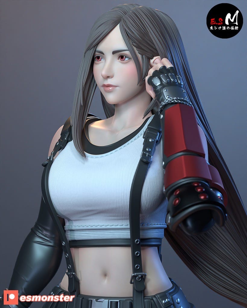 P站图纸印象馆 ESMonster 最终幻想 蒂法 ESMonster 最终幻想 蒂法