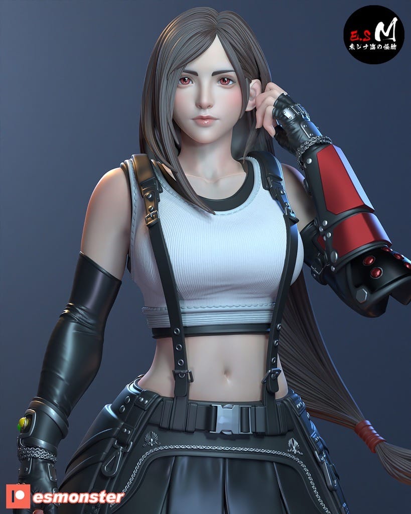 P站图纸印象馆 ESMonster 最终幻想 蒂法 ESMonster 最终幻想 蒂法