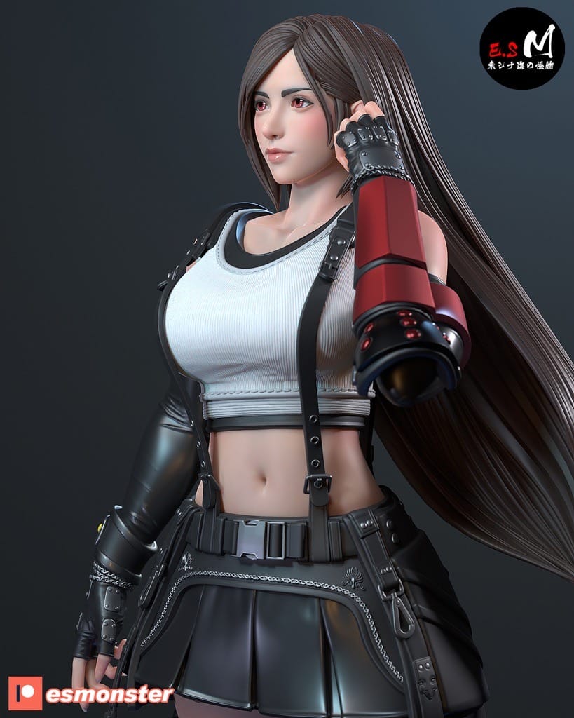 P站图纸印象馆 ESMonster 最终幻想 蒂法 ESMonster 最终幻想 蒂法