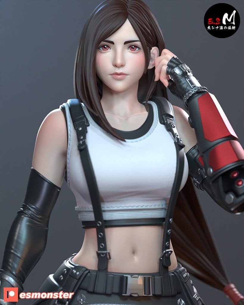 P站图纸印象馆 ESMonster 最终幻想 蒂法 ESMonster 最终幻想 蒂法