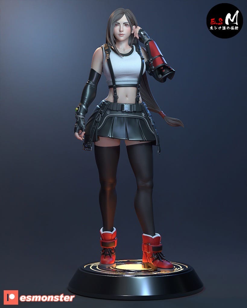 P站图纸印象馆 ESMonster 最终幻想 蒂法 ESMonster 最终幻想 蒂法