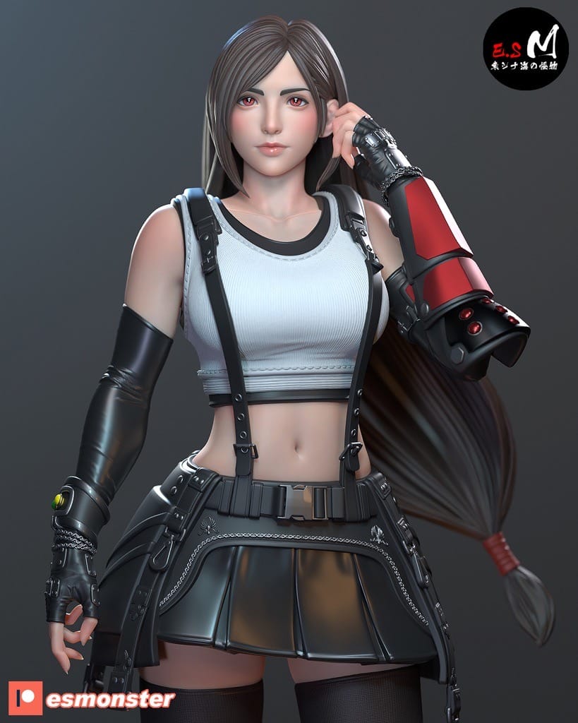 P站图纸印象馆 ESMonster 最终幻想 蒂法 ESMonster 最终幻想 蒂法