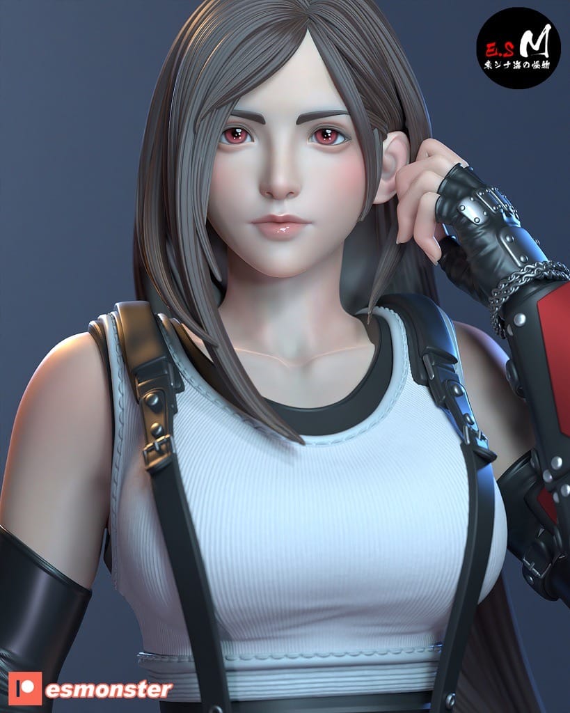 P站图纸印象馆 ESMonster 最终幻想 蒂法 ESMonster 最终幻想 蒂法