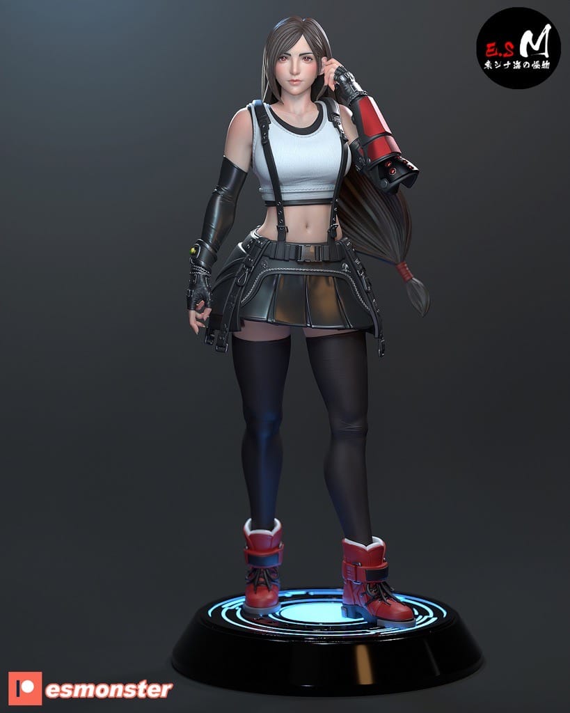 P站图纸印象馆 ESMonster 最终幻想 蒂法 ESMonster 最终幻想 蒂法