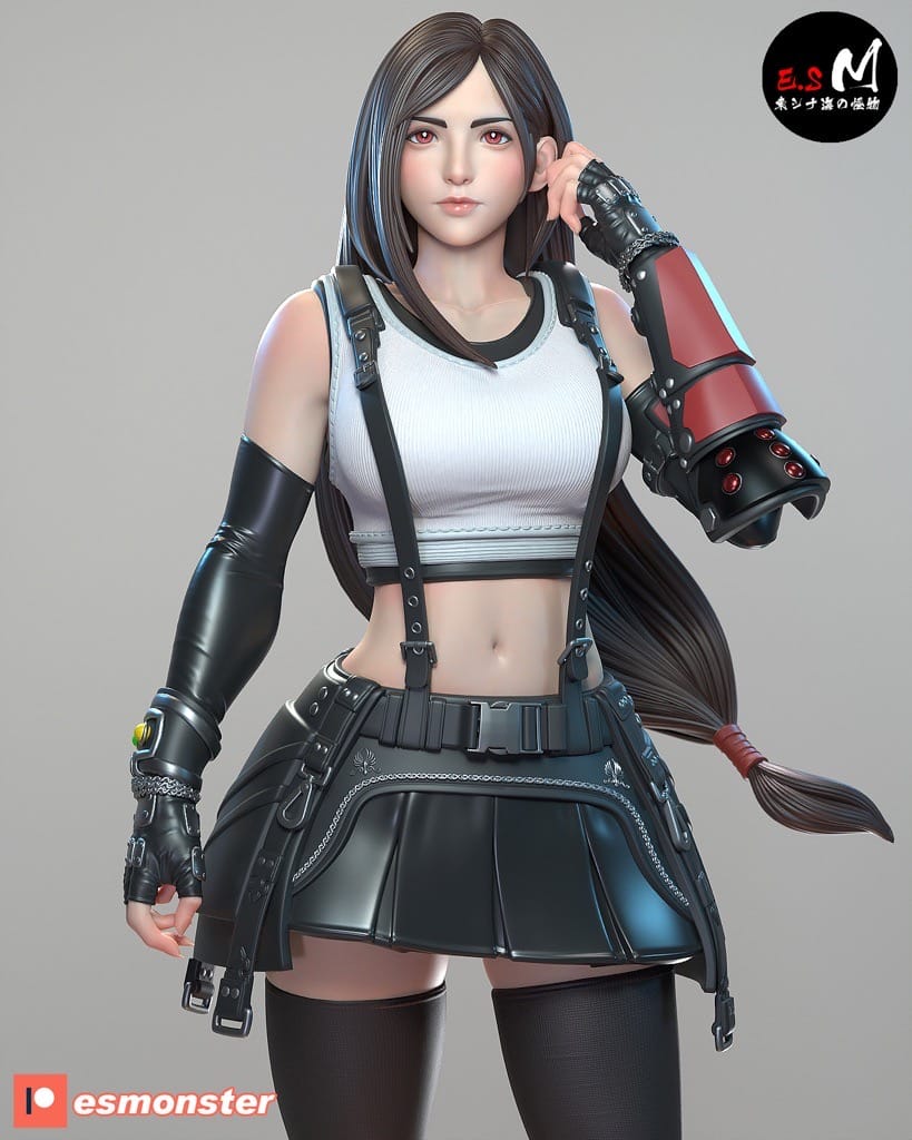 P站图纸印象馆 ESMonster 最终幻想 蒂法 ESMonster 最终幻想 蒂法