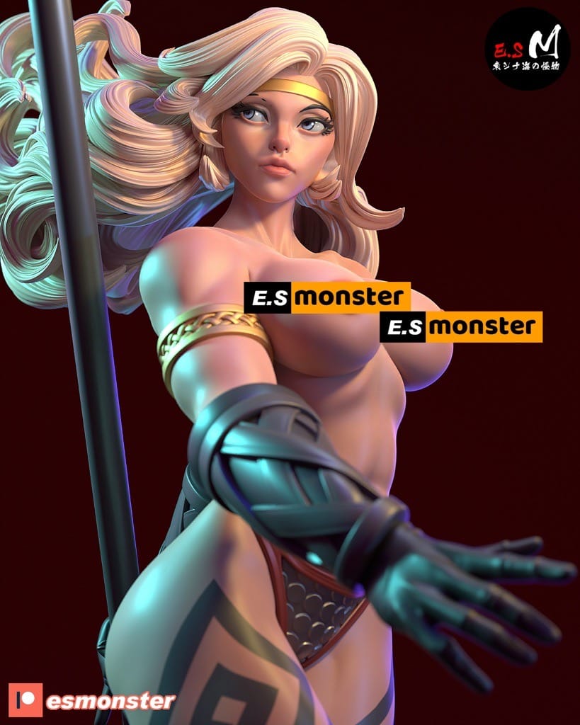 P站图纸印象馆 ESMonster 亚马逊女战士 ESMonster 亚马逊女战士