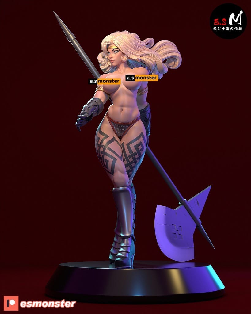 P站图纸印象馆 ESMonster 亚马逊女战士 ESMonster 亚马逊女战士