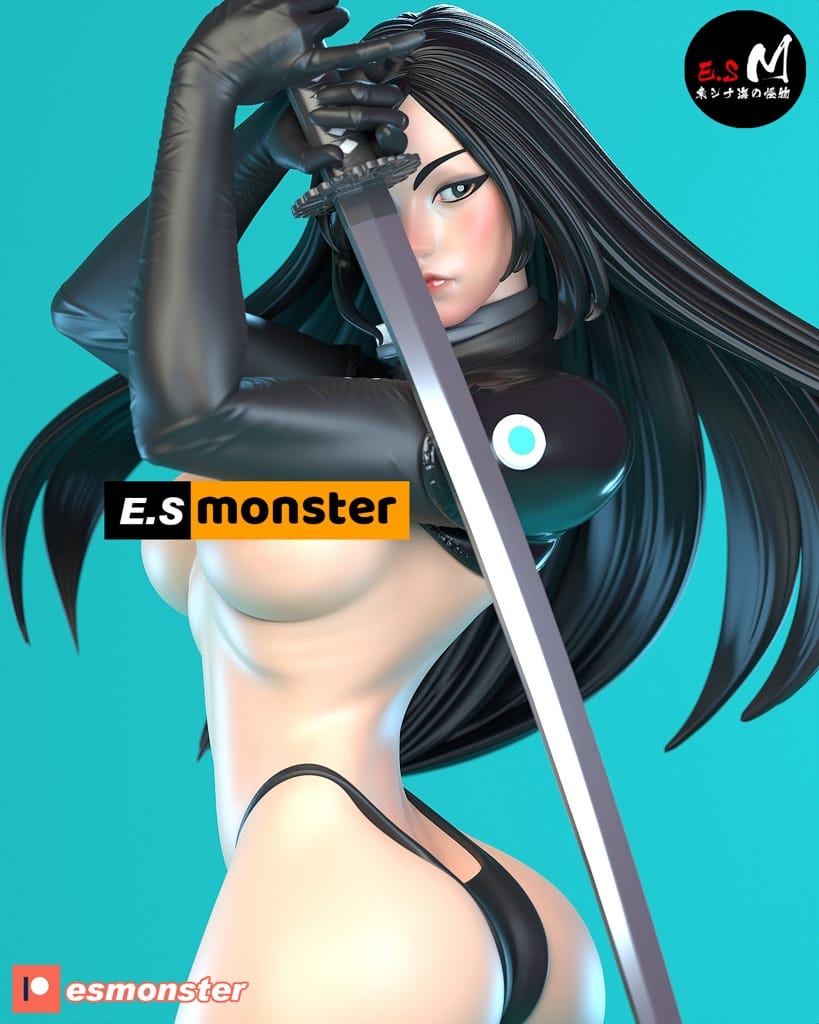 P站图纸印象馆 ESMonster 杀戮都市 下平玲花 ESMonster 杀戮都市 下平玲花