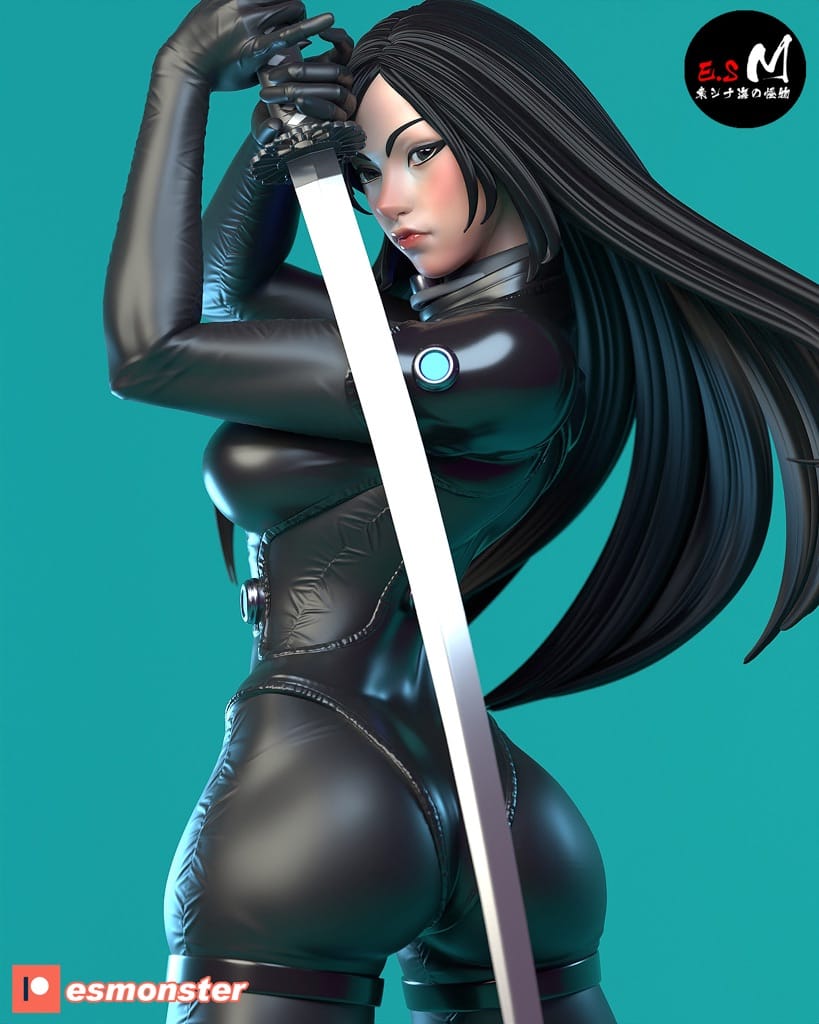 P站图纸印象馆 ESMonster 杀戮都市 下平玲花 ESMonster 杀戮都市 下平玲花