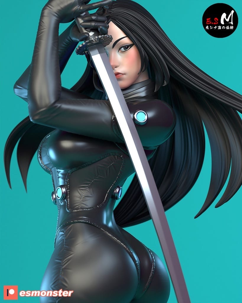 P站图纸印象馆 ESMonster 杀戮都市 下平玲花 ESMonster 杀戮都市 下平玲花