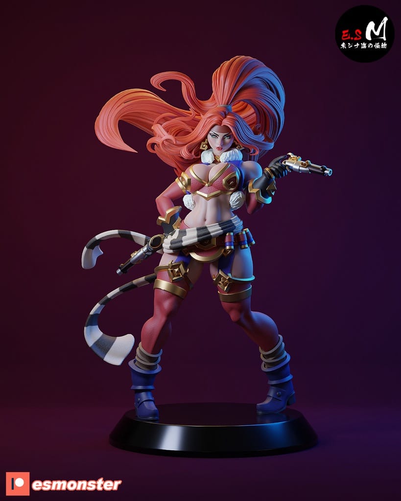 P站图纸印象馆 ESMonster 女王神剑 红发索妮娅 ESMonster 女王神剑 红发索妮娅