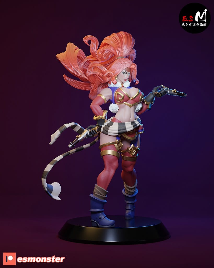 P站图纸印象馆 ESMonster 女王神剑 红发索妮娅 ESMonster 女王神剑 红发索妮娅