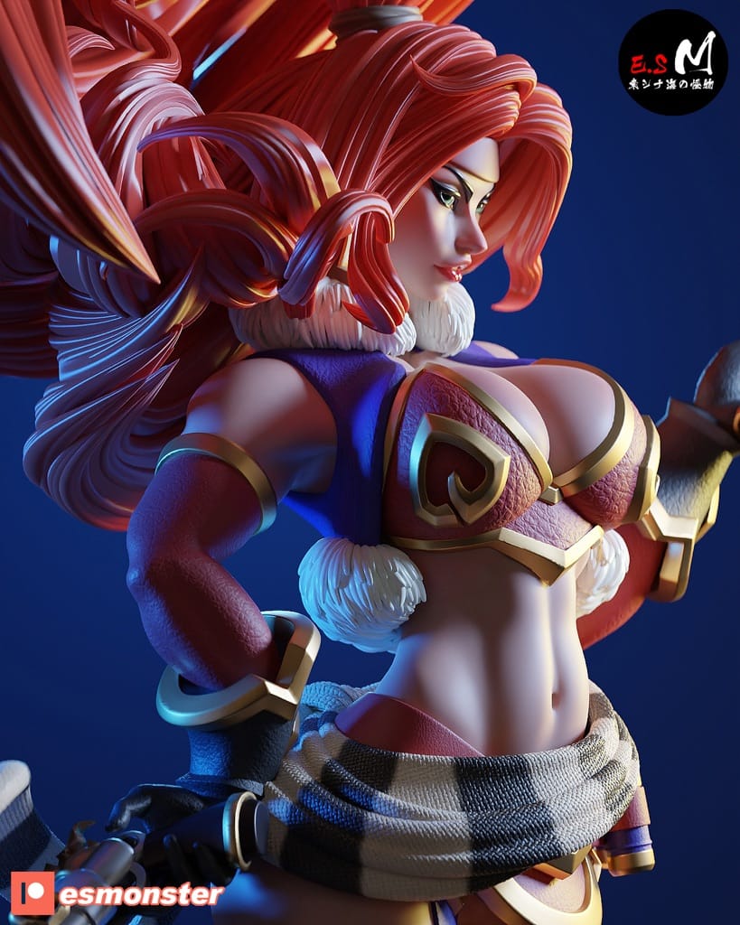 P站图纸印象馆 ESMonster 女王神剑 红发索妮娅 ESMonster 女王神剑 红发索妮娅