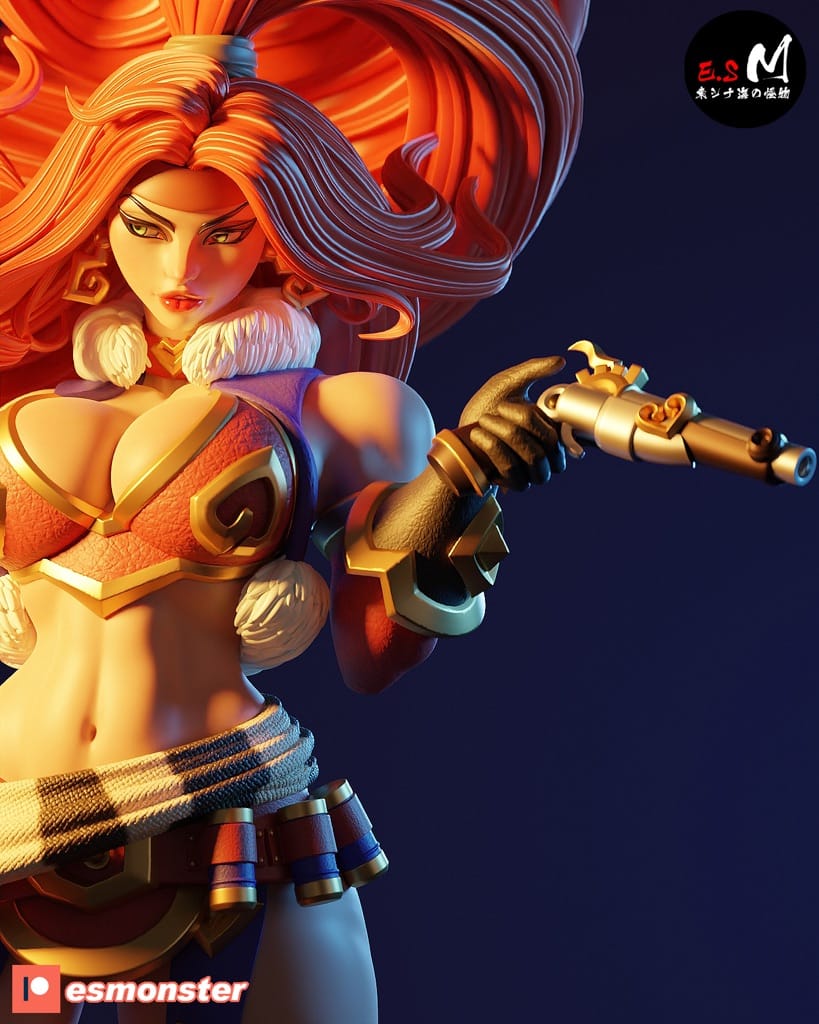 P站图纸印象馆 ESMonster 女王神剑 红发索妮娅 ESMonster 女王神剑 红发索妮娅
