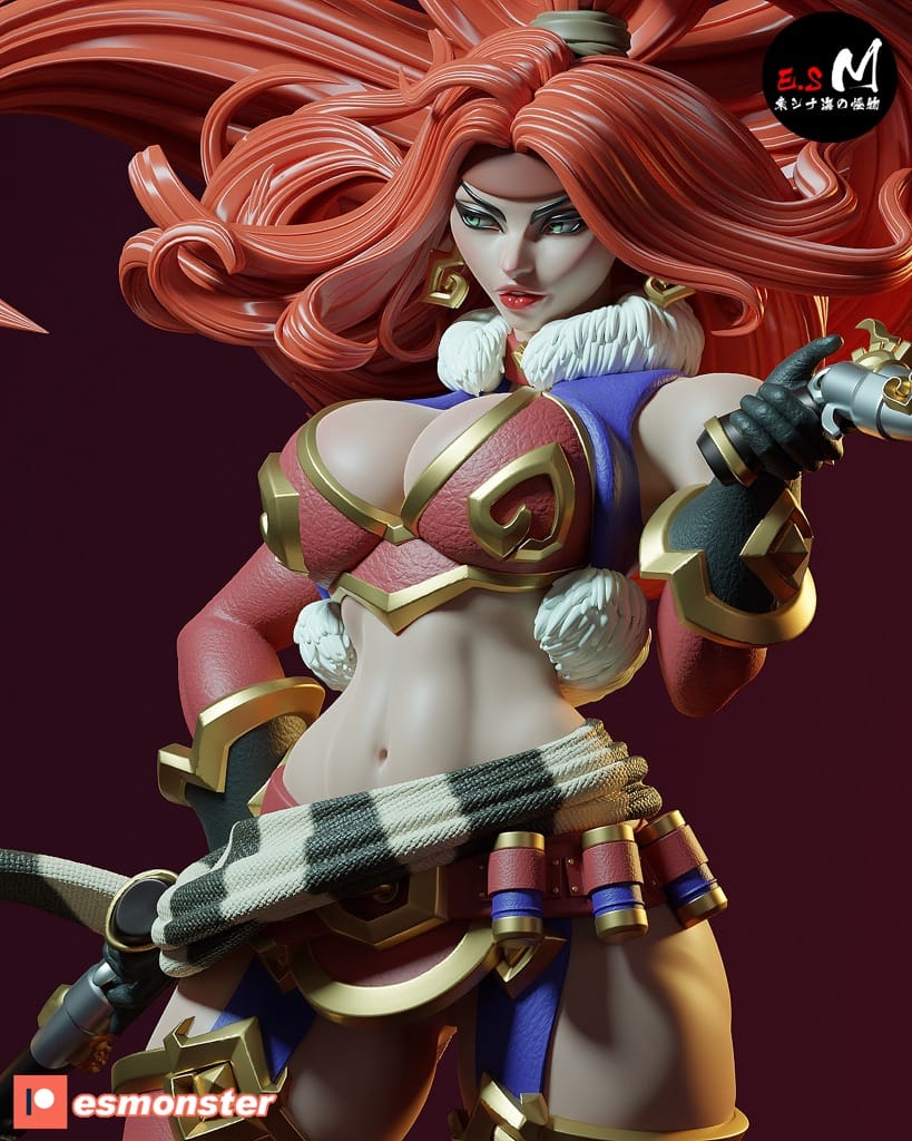 P站图纸印象馆 ESMonster 女王神剑 红发索妮娅 ESMonster 女王神剑 红发索妮娅