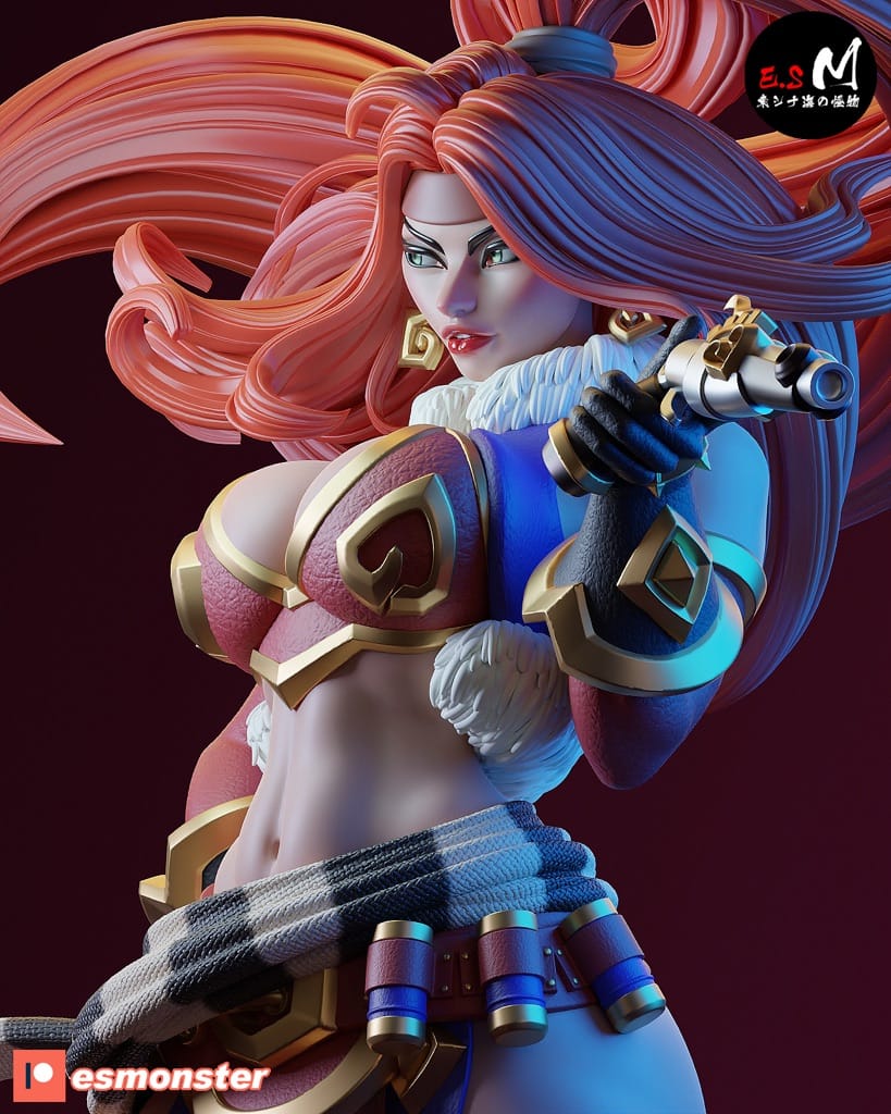 P站图纸印象馆 ESMonster 女王神剑 红发索妮娅 ESMonster 女王神剑 红发索妮娅