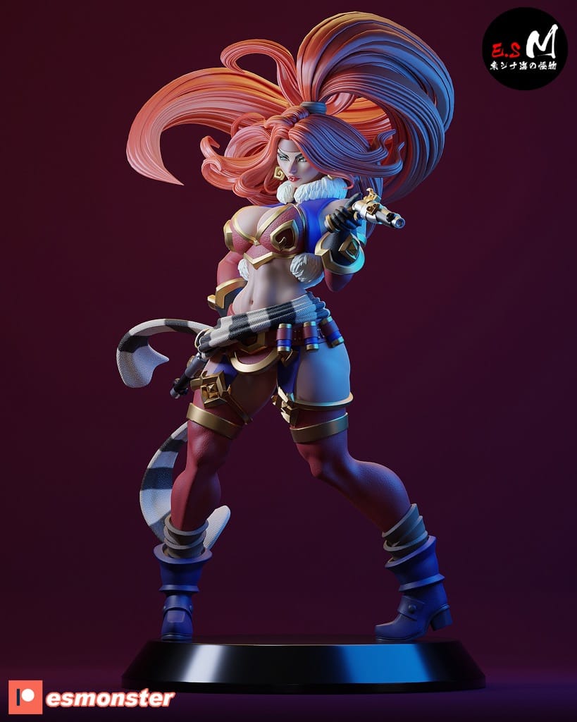 P站图纸印象馆 ESMonster 女王神剑 红发索妮娅 ESMonster 女王神剑 红发索妮娅