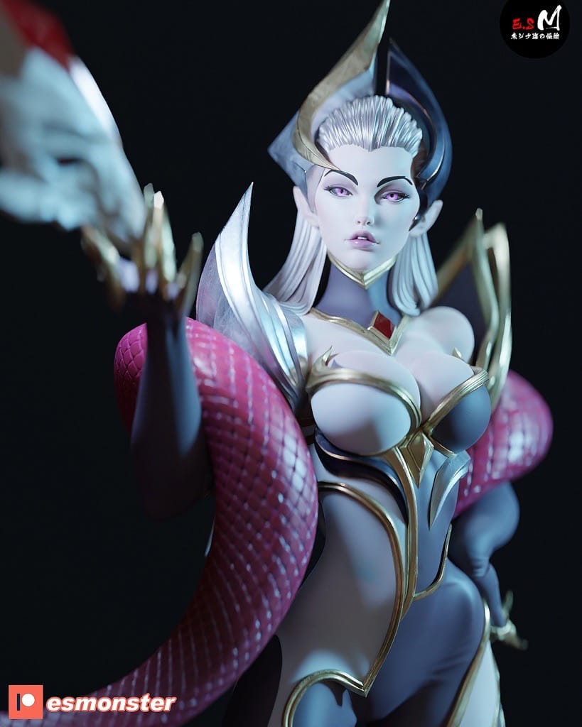 P站图纸印象馆 ESMonster 英雄联盟 寡妇制造者 伊芙琳 ESMonster 英雄联盟 寡妇制造者 伊芙琳