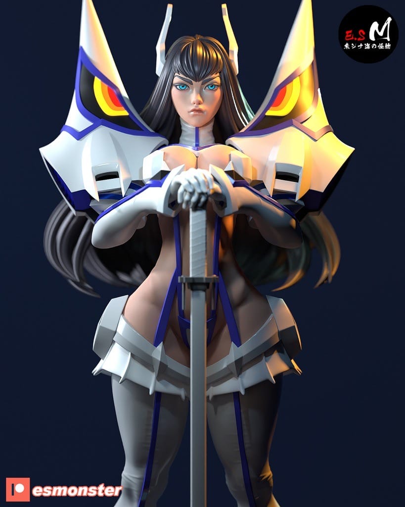 P站图纸印象馆 ESMonster 斩服少女 鬼龙院皐月 ESMonster 斩服少女 鬼龙院皐月