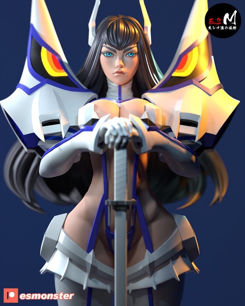 P站图纸印象馆 ESMonster 斩服少女 鬼龙院皐月 ESMonster 斩服少女 鬼龙院皐月