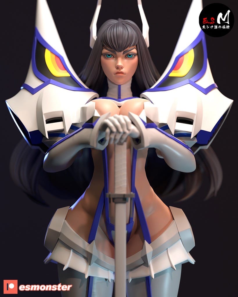 P站图纸印象馆 ESMonster 斩服少女 鬼龙院皐月 ESMonster 斩服少女 鬼龙院皐月