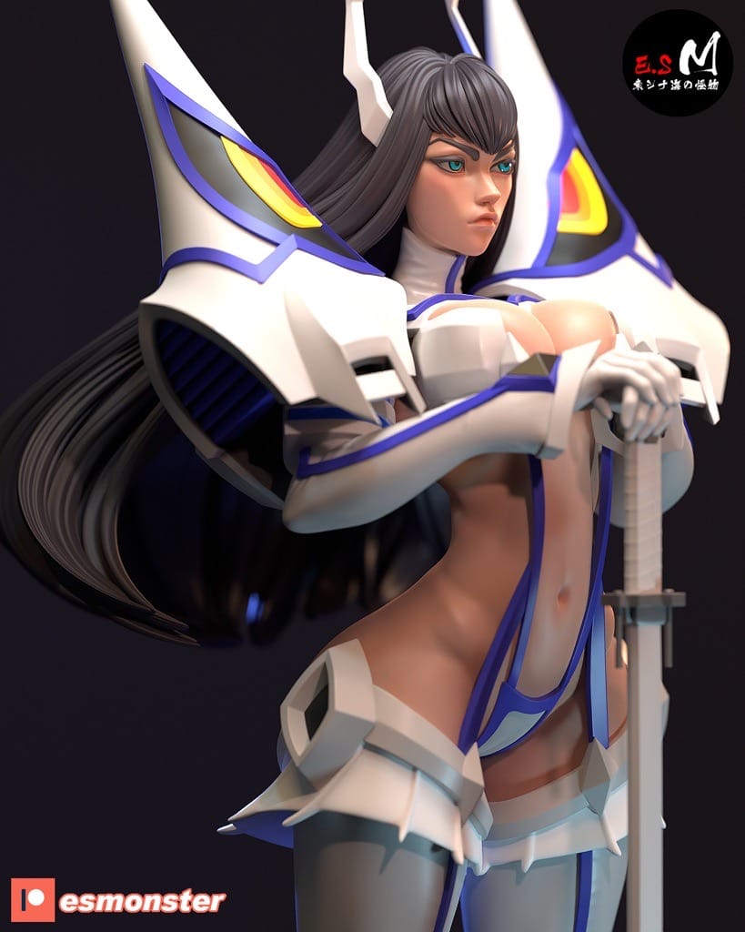 P站图纸印象馆 ESMonster 斩服少女 鬼龙院皐月 ESMonster 斩服少女 鬼龙院皐月