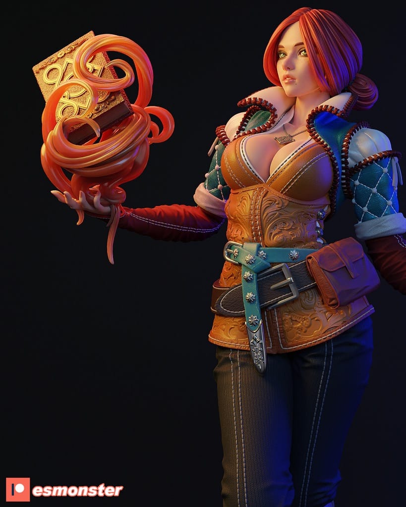 P站图纸印象馆 ESMonster 巫师 猎魔人 特莉丝·梅莉葛德 ESMonster 巫师 猎魔人 特莉丝·梅莉葛德