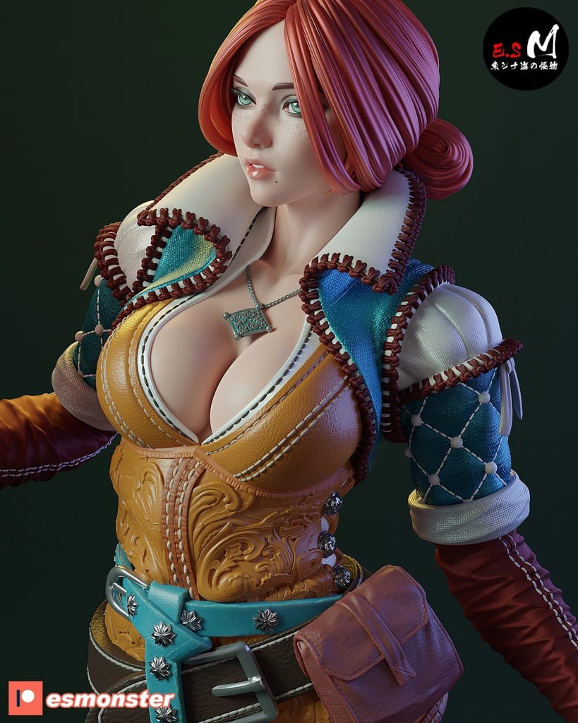 P站图纸印象馆 ESMonster 巫师 猎魔人 特莉丝·梅莉葛德 ESMonster 巫师 猎魔人 特莉丝·梅莉葛德