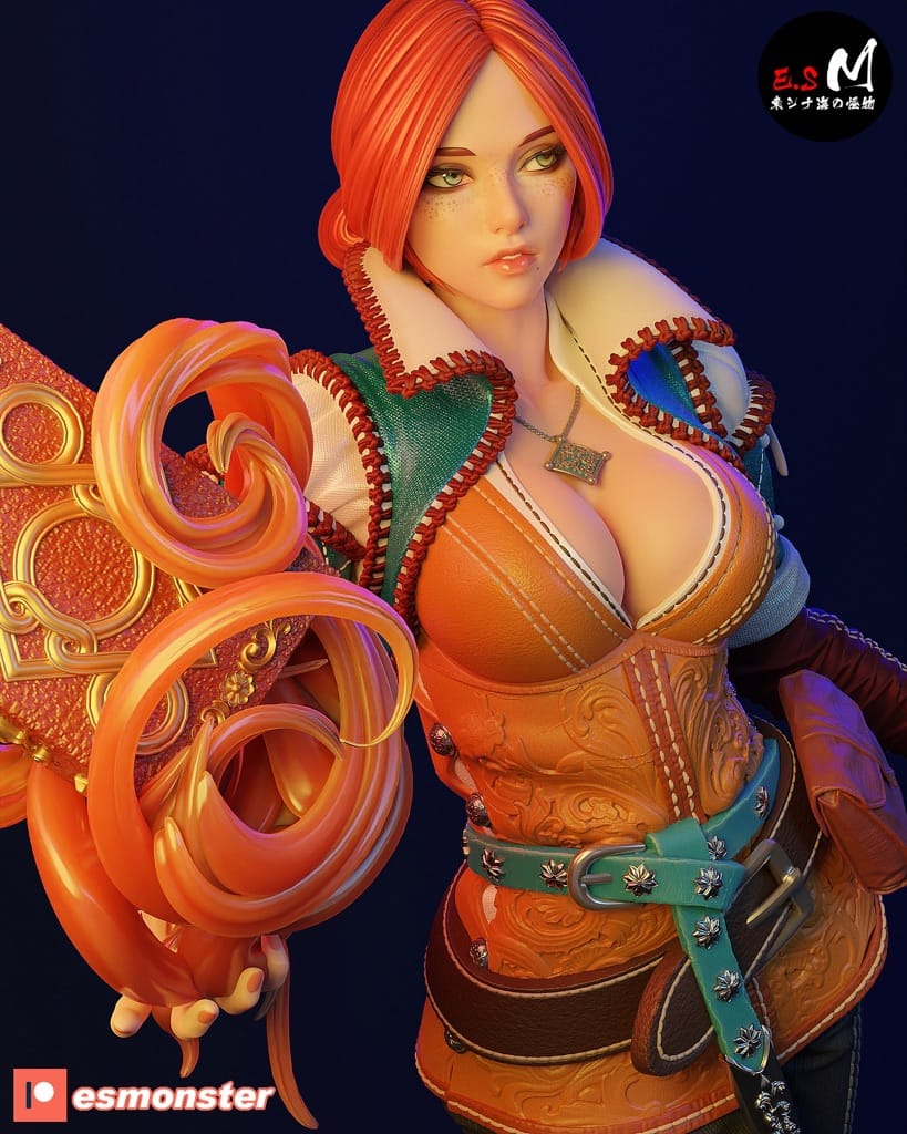 P站图纸印象馆 ESMonster 巫师 猎魔人 特莉丝·梅莉葛德 ESMonster 巫师 猎魔人 特莉丝·梅莉葛德