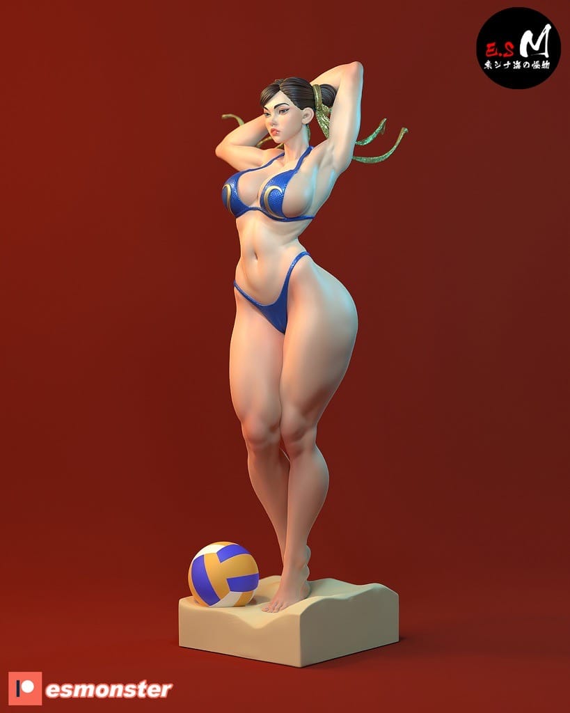 P站图纸印象馆 ESMonster 街头霸王 春丽 ESMonster 街头霸王 春丽