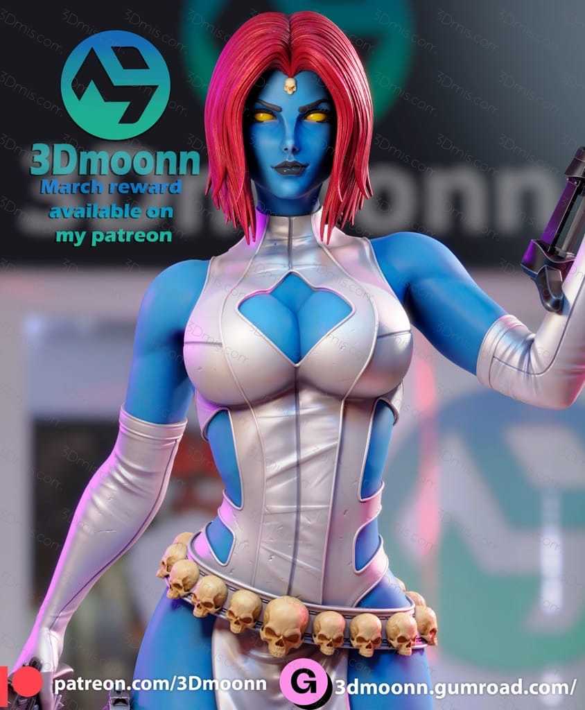 3Dmoonn 漫威 X战警 魔形女