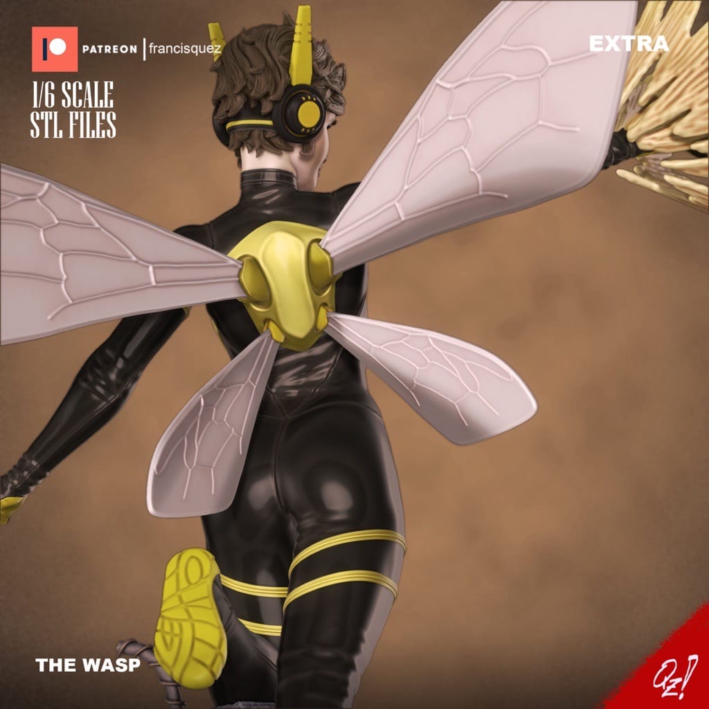 P站图纸印象馆 Francis Quez 漫威 蚁人 黄蜂女 Francis Quez 漫威 蚁人 黄蜂女