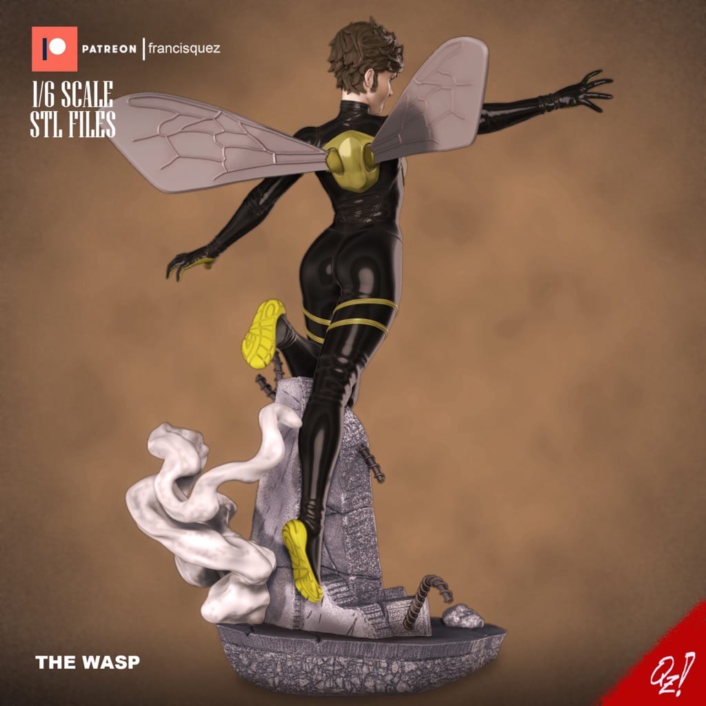 P站图纸印象馆 Francis Quez 漫威 蚁人 黄蜂女 Francis Quez 漫威 蚁人 黄蜂女